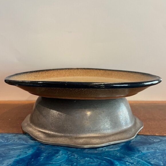 Monroe Salt Works Pembroke Flower Floral 11" Dinner Plate - Picture 7 of 7